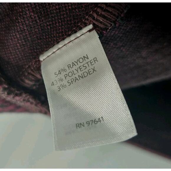 J Jill Skirt Womens XS Red Black Houndstooth Mini Stretch Pull On Wearever - Picture 8 of 10